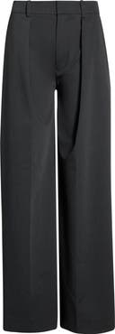 STAUD Maysen Wide Leg Pleated Pants
