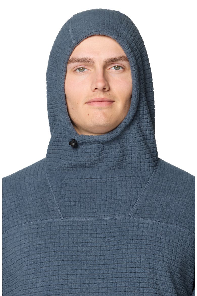 Summit Grid Big Grid Hoodie, Alternate, color, MOON BLUE