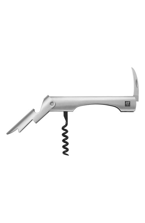 Zwilling Sommelier Stainless Waiter's Knife Corkscrew In Silver