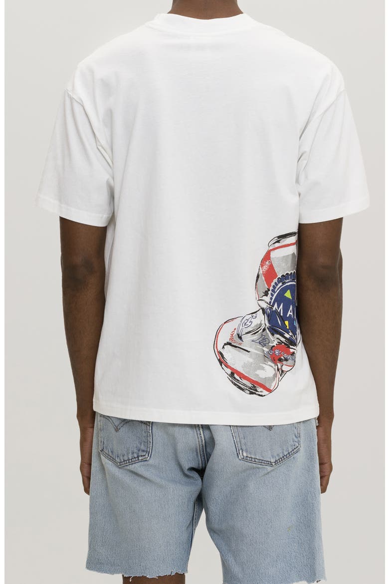 x Pabst Blue Ribbon Can Puff Graphic T-Shirt, Alternate, color, WHITE