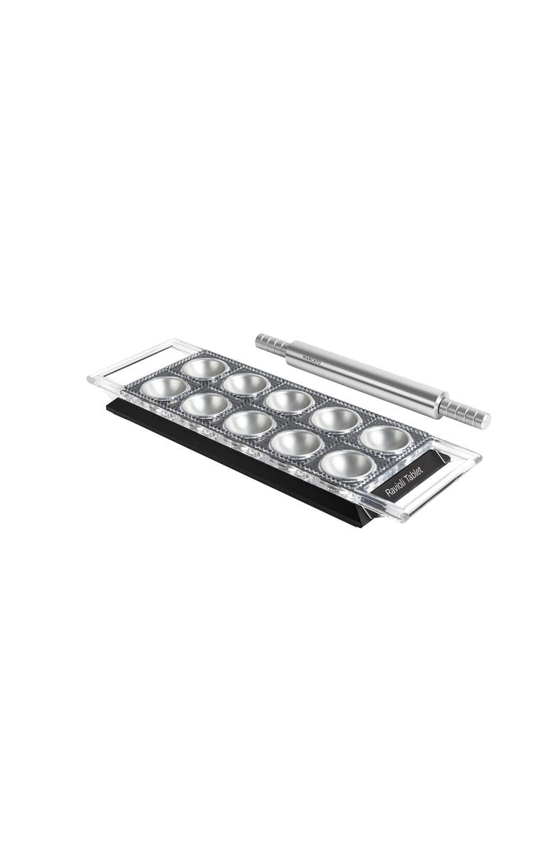 Marcato Atlas Tablet Pasta Maker, Made in Italy, Makes 10 Raviolis, Main, color, 