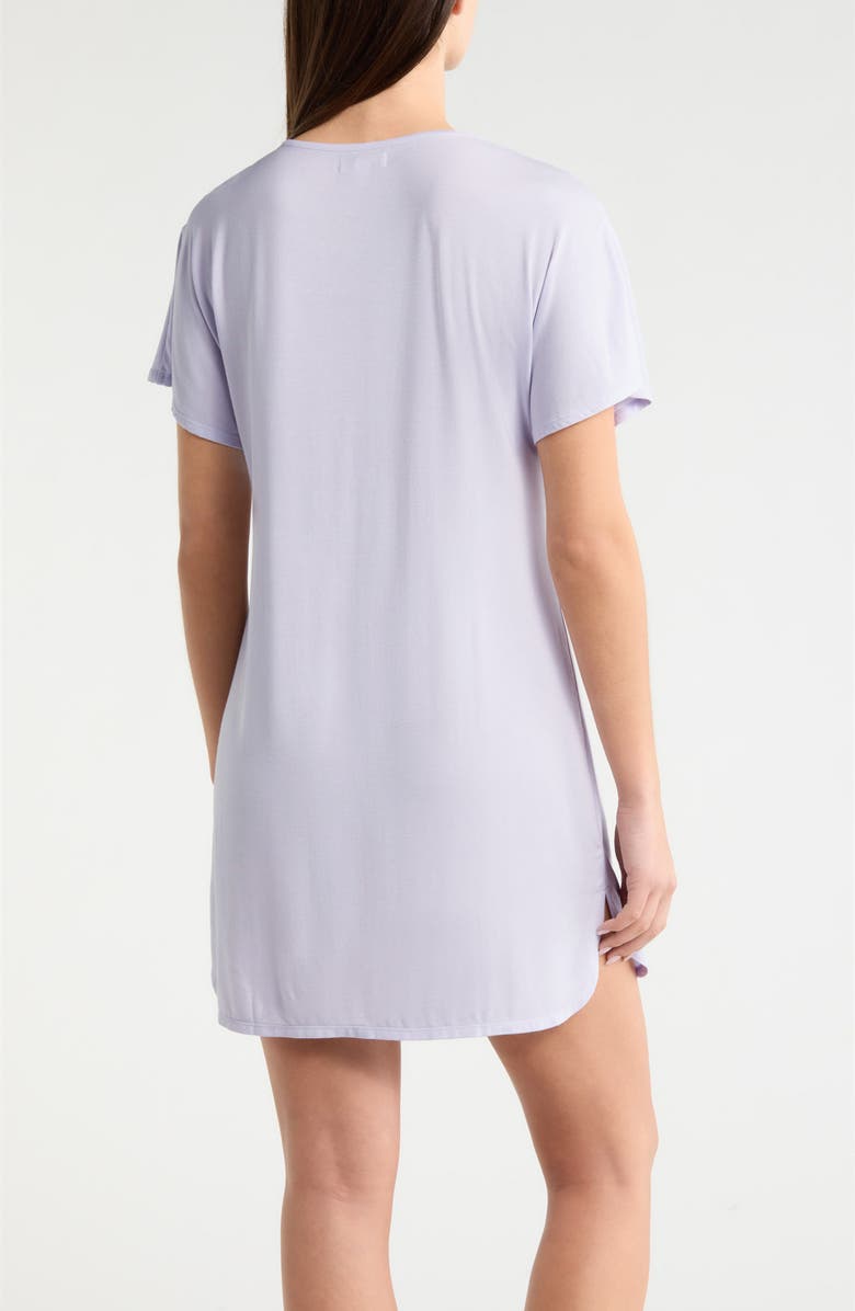 Nordstrom Moonlight Eco Lace Trim Nightshirt, Alternate, color, Purple Puff