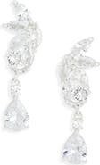 NORDSTROM RACK Mixed Cut Cubic Zirconia Drop Earrings