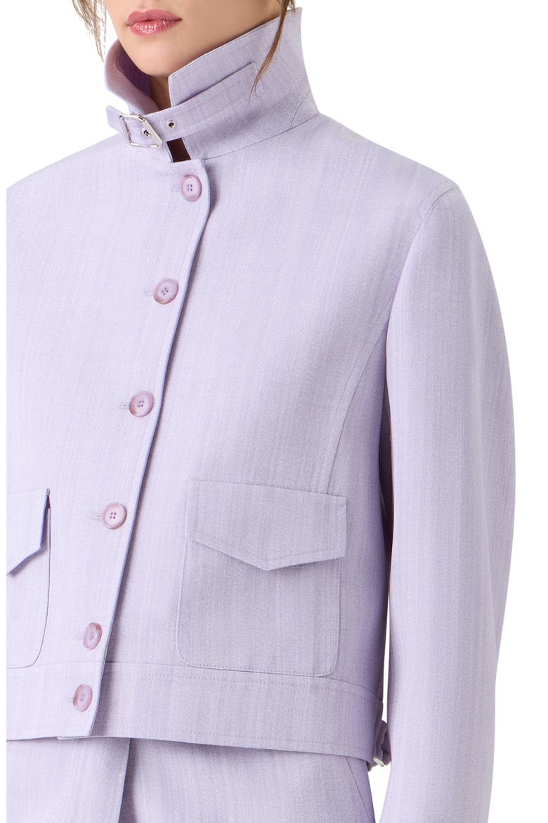 Peer Mélange Twill Jacket, Alternate, color, MALVA
