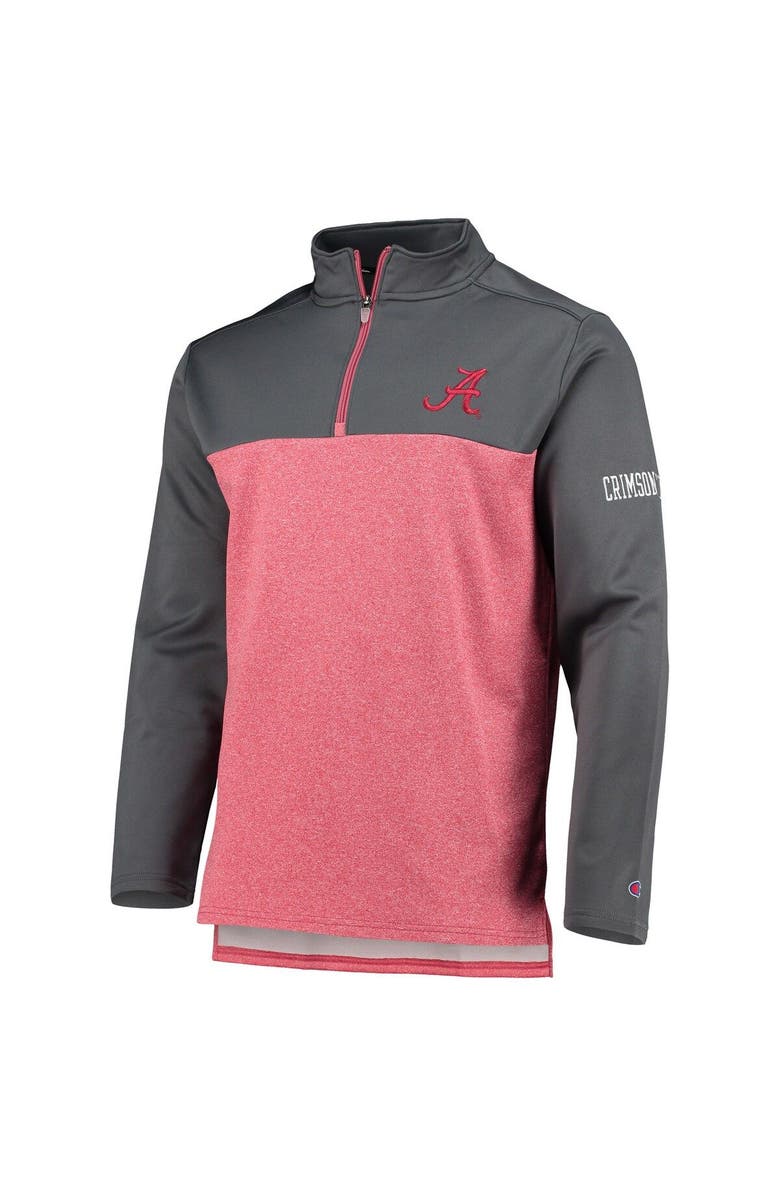 Champion Men's Champion Crimson Alabama Crimson Tide Gameday Quarter-Zip Jacket, Alternate, color, 