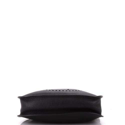 Pre-owned Hermes Hermes Evelyne Bag Gen I Clemence Gm In Black