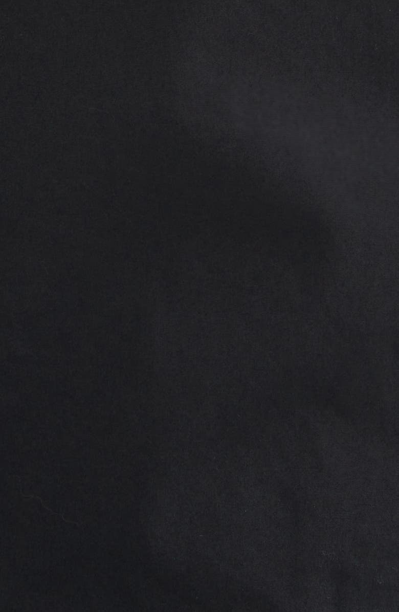 Carolina Herrera Ruffled Asymmetric Ruched One-Shoulder Midi Dress, Alternate, color, Black