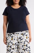Adrianna Papell Short Sleeve Sweater