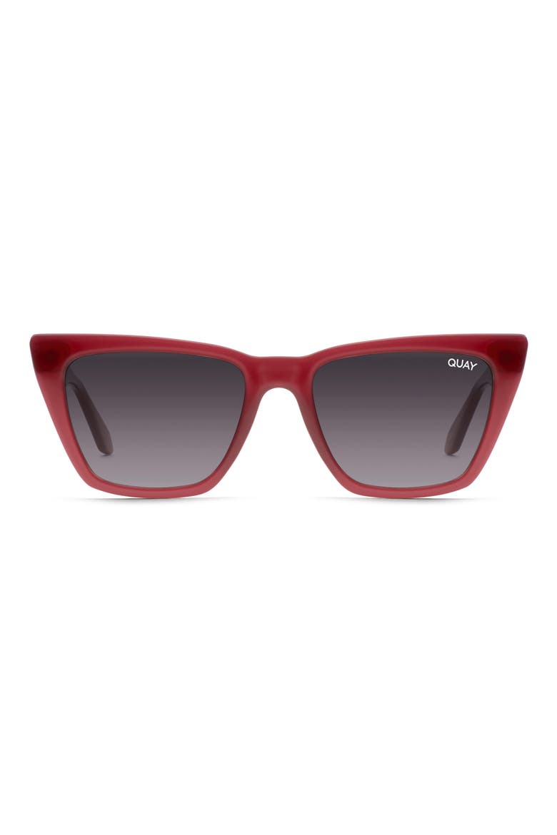Call the Shots 54mm Polarized Cat Eye Sunglasses, Main, color, SPICE/ SMOKE POLARIZED