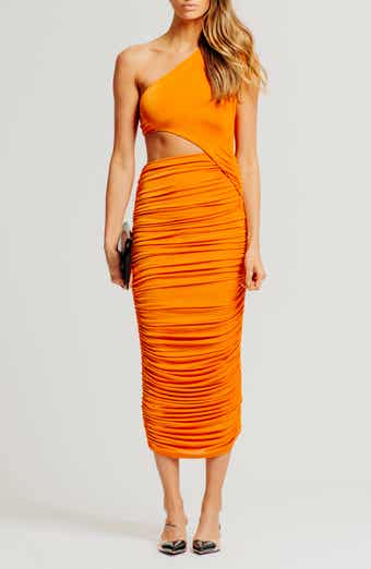 Lorraine One Shoulder Midi Dress