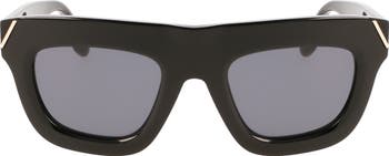 Victoria Beckham 51mm Sculptural Square Sunglasses | Nordstrom display picture 1
