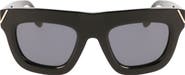 Victoria Beckham 51mm Sculptural Square Sunglasses