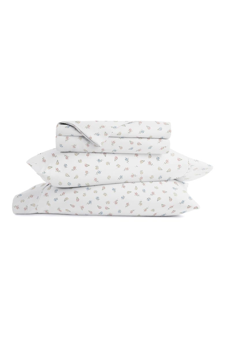 Kaycie Tricolor Floral Microfiber Sheet Set, Main, color, TRICOLOR