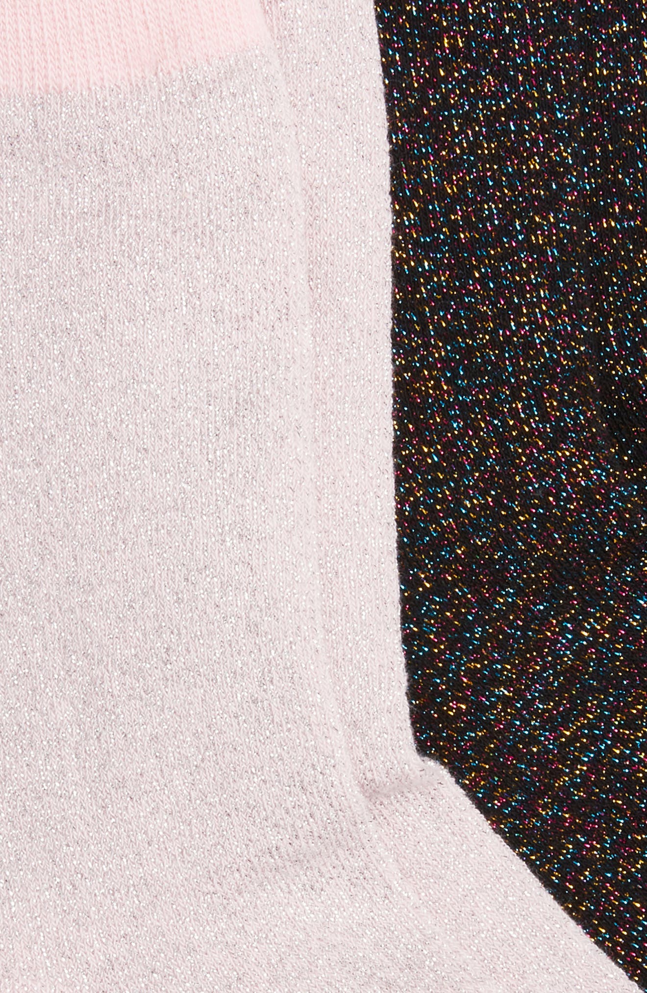 Assorted 2-Pack Metallic Crew Socks - image 4