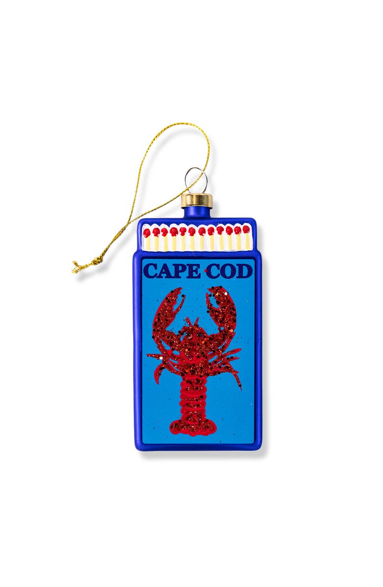Furbish Matchbook Ornament - Cape Cod, Main, color, Blue