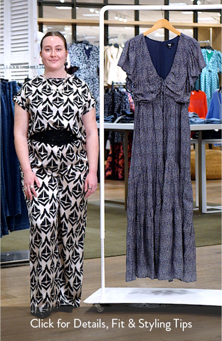 Kinga Fit & Flare Maxi Dress, sales video thumbnail