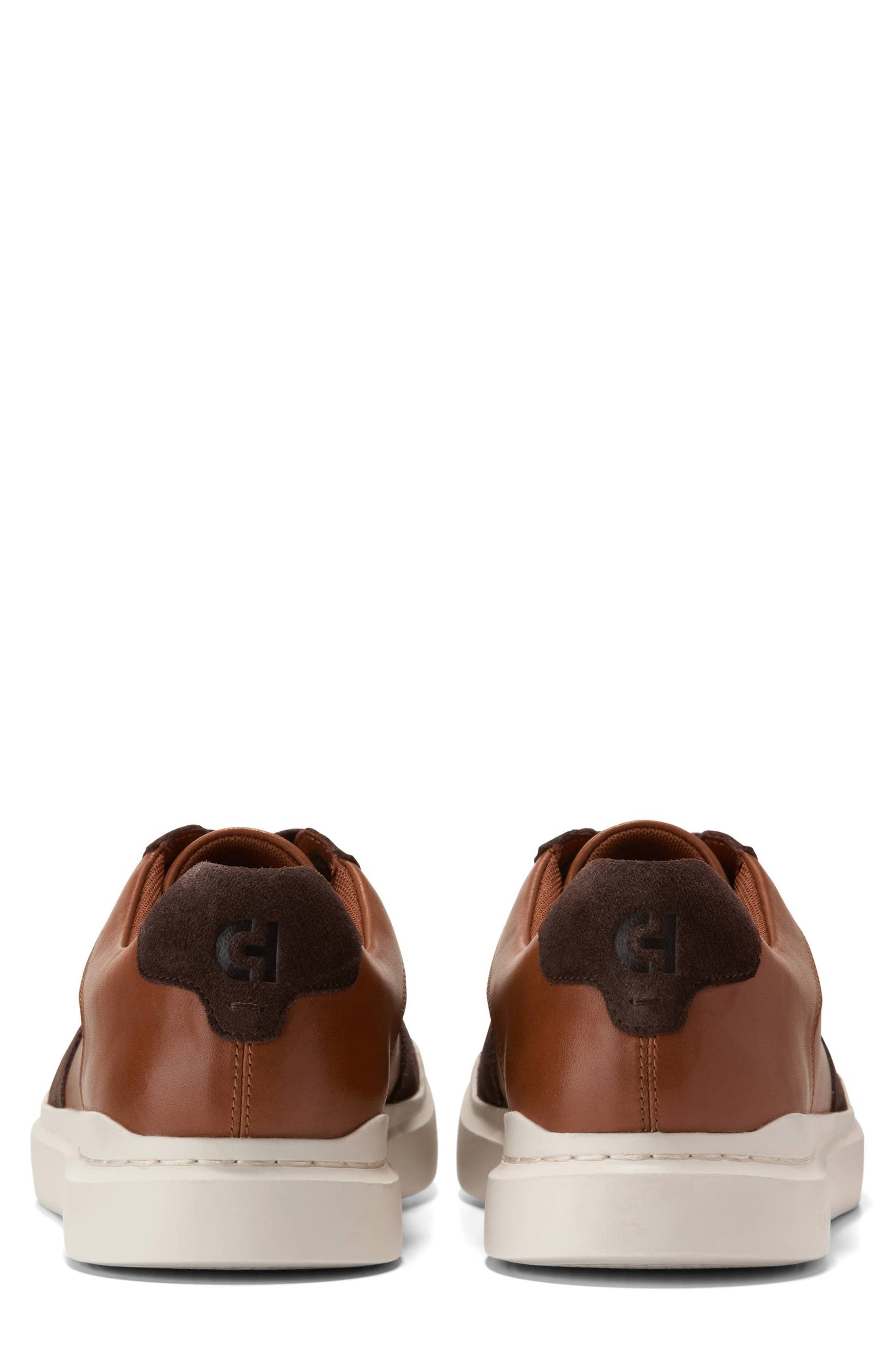 Cole Haan Grand Crosscourt Premier Sneaker, Alternate, color, Dark Coffee/ Dark Roast