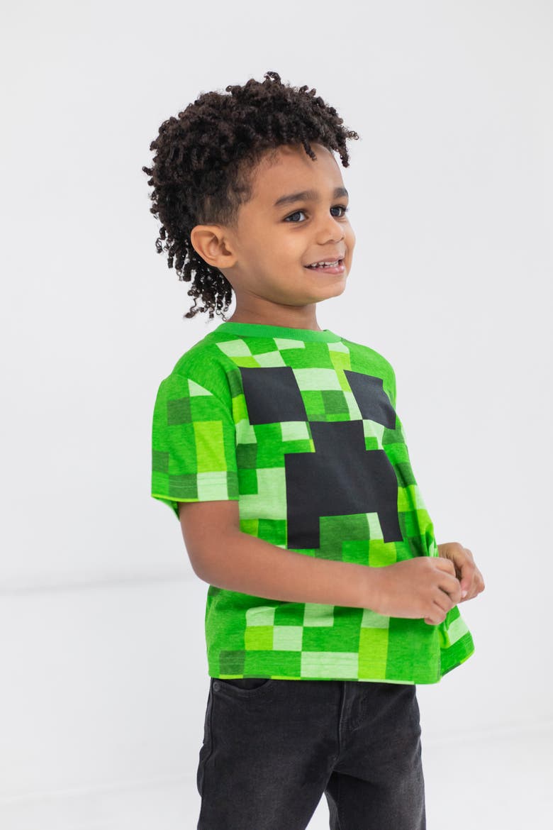 3-pack T-shirts (little Kid & Big Kid), Alternate, color, Green Heather Black