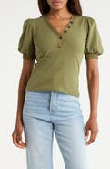 JASON WU Puff Sleeve Top