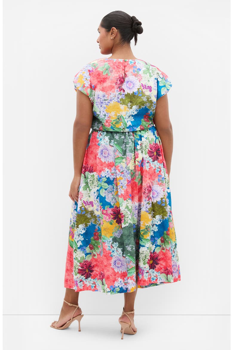 Sarina Cotton Crop Bubble Top, Alternate, color, FOOLS FLORAL