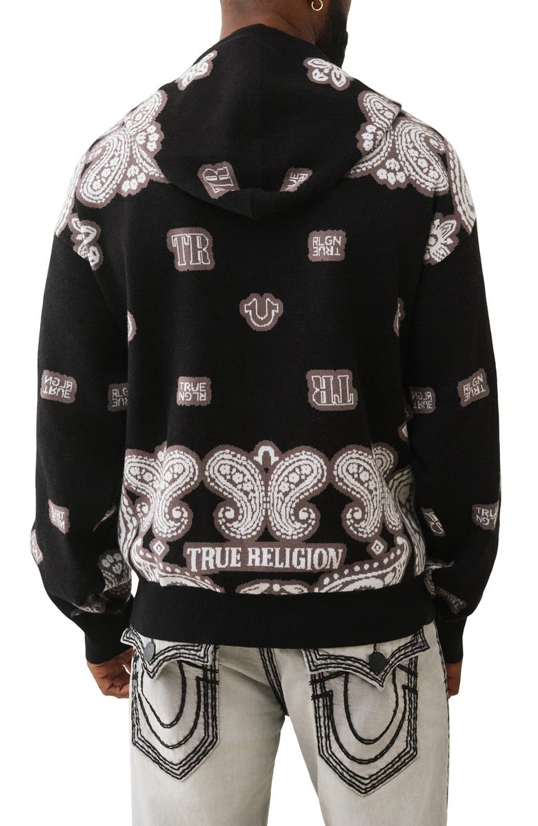 True Religion Bandana Graphic Hoodie, Alternate, color,