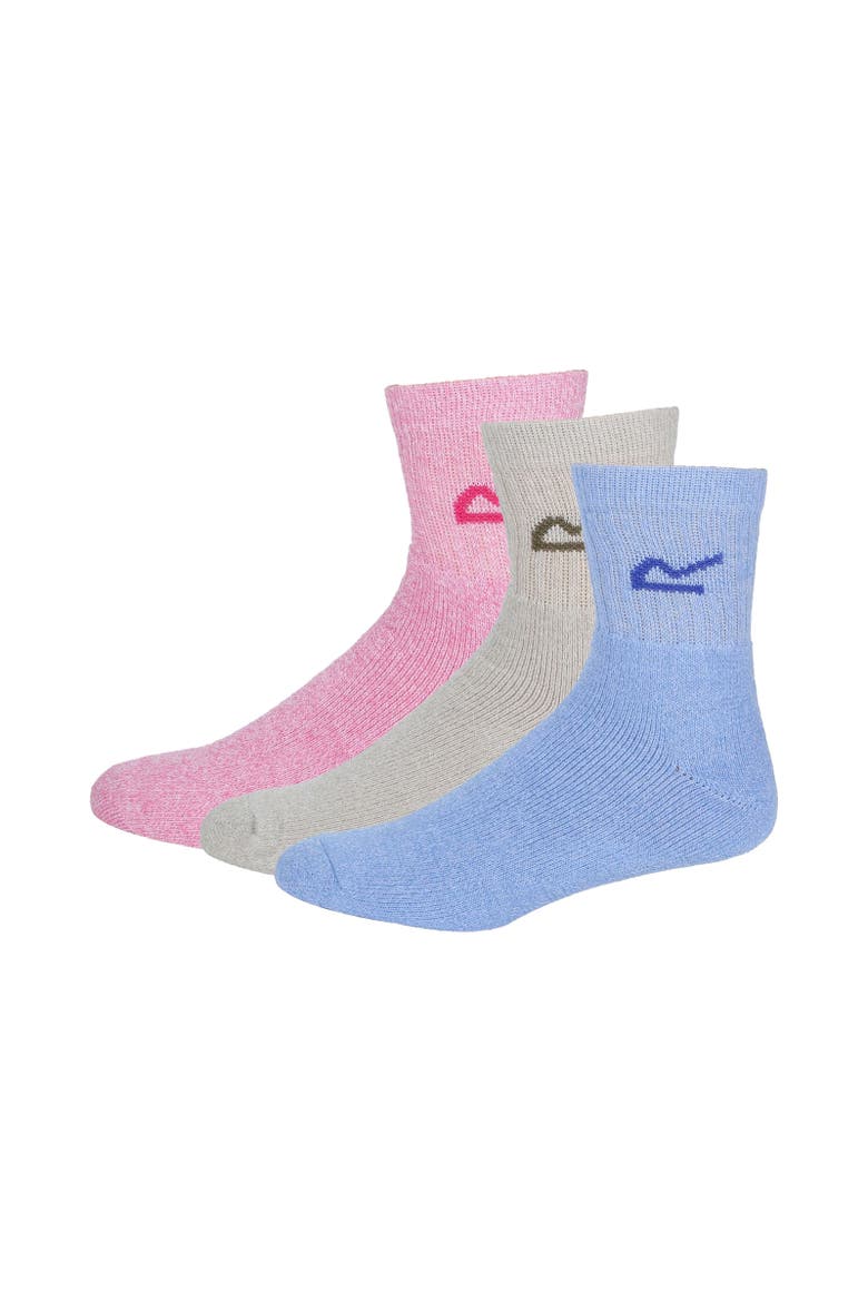 Great Outdoors Marl Effect Socks, Main, color, Bright Blush Marl