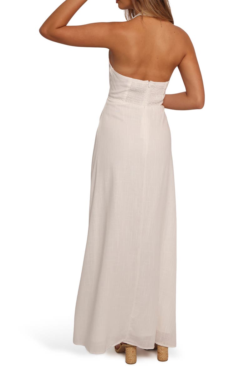 Petal & Pup Michelle Halter Dress, Alternate, color, White