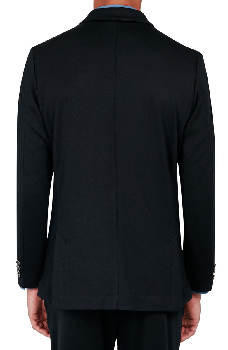 Brooklyn Brigade Slim Fit Performance Knit Sport Coat, Alternate, color, Jet Black
