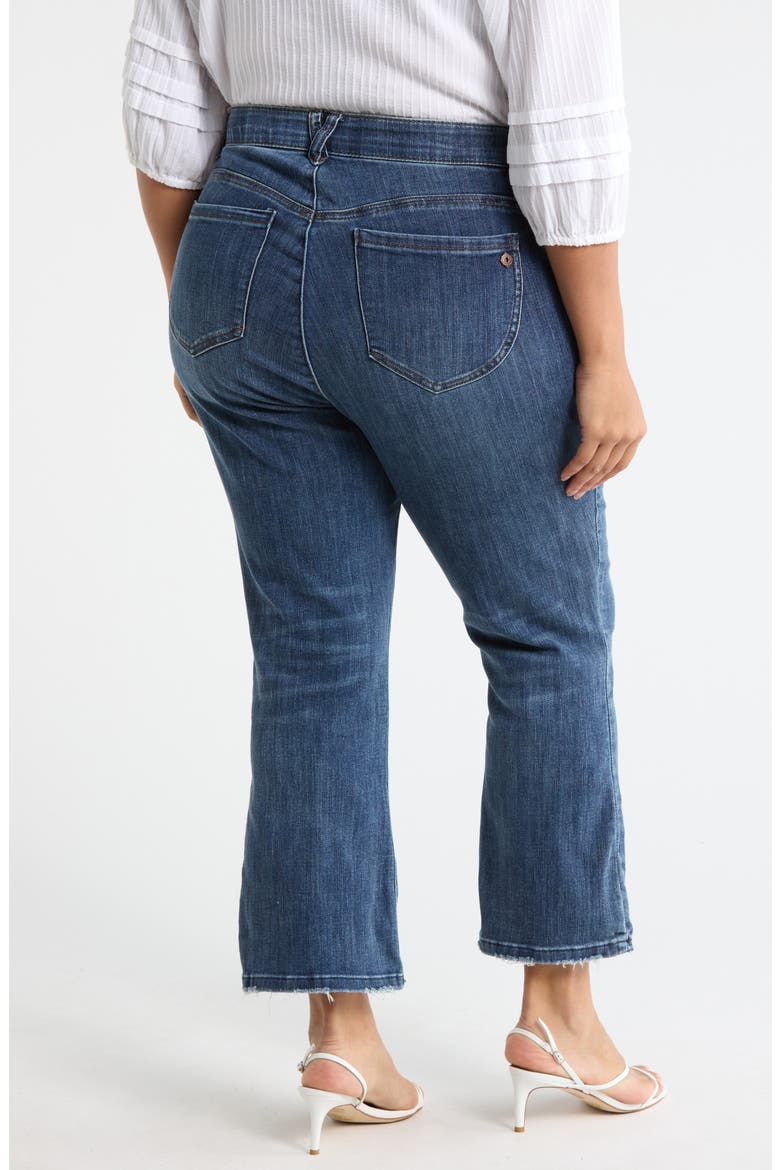 Crop Flare Jeans, Alternate, color, INDIGO ARTISANAL
