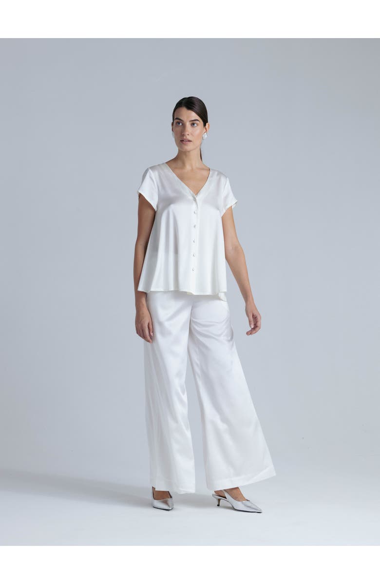 Alas Silk Short Sleeve Shirt, Alternate, color, 