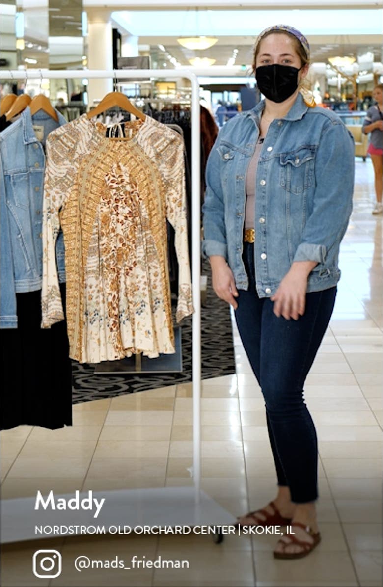 Stevie Printed Long Sleeve Tunic Dress, sales video thumbnail