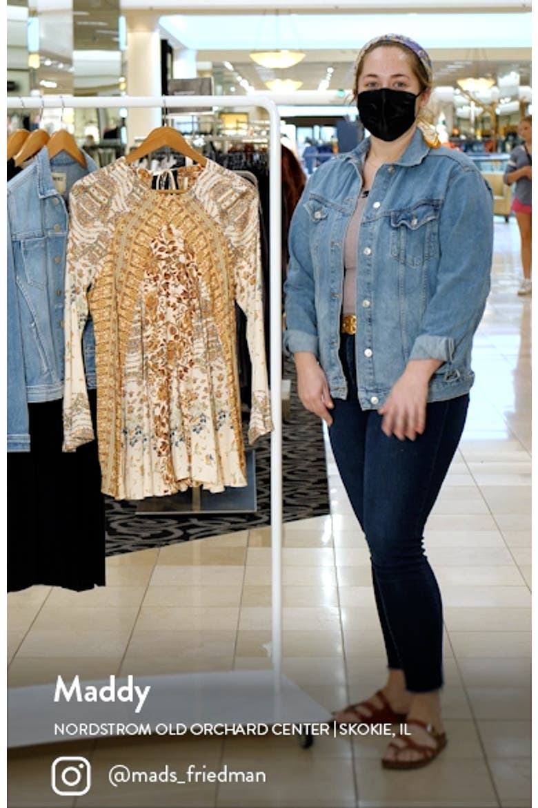 Stevie Printed Long Sleeve Tunic Dress video
