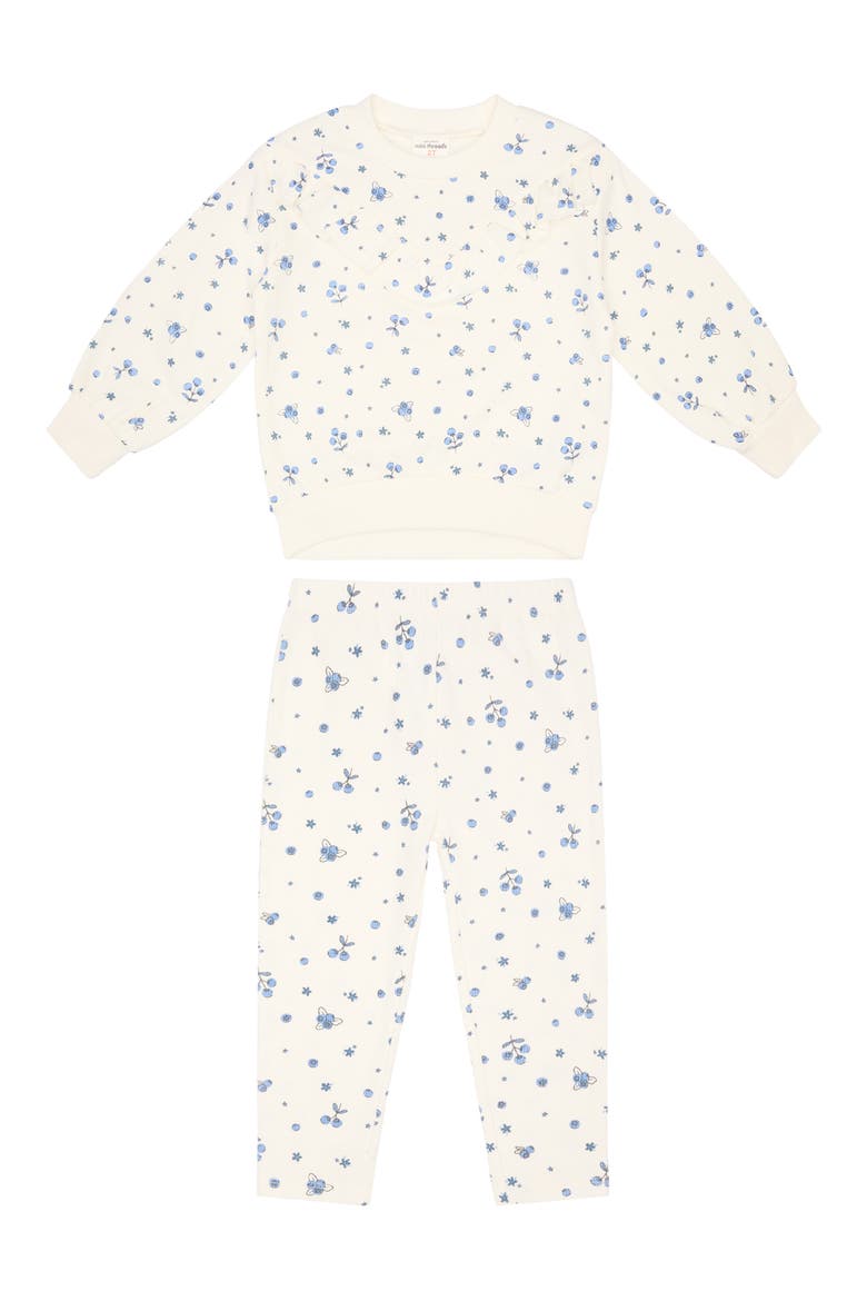 Kids' 2-Piece Sweatshirt & Leggings Set, Main, color, BERRIES