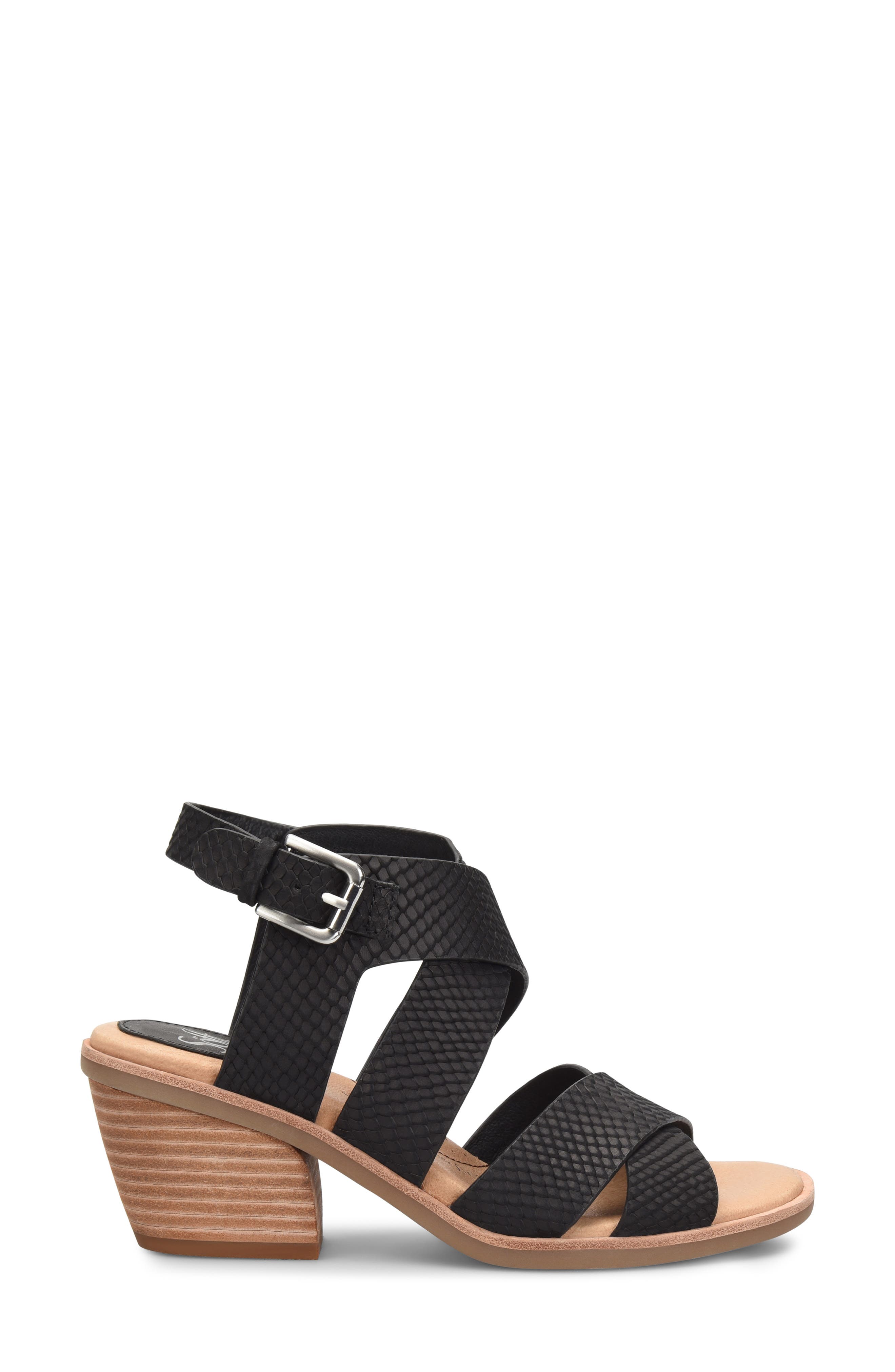 Söfft Pesha Ankle Strap Sandal, Alternate, color, 
