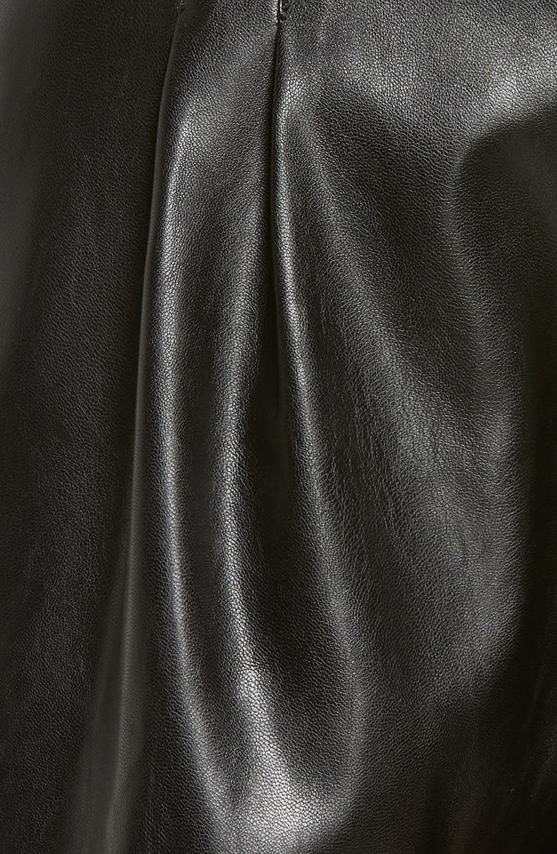 PAIGE Blanka Faux Leather Shorts, Alternate, color,