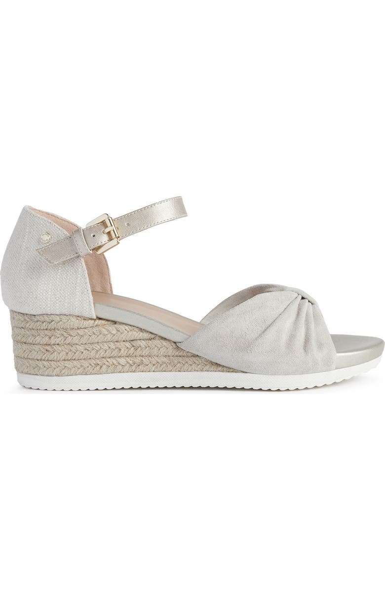 Geox Ischia Corda Espadrille Wedge Sandal, Alternate, color,