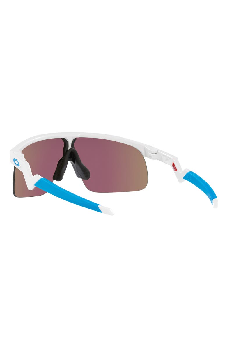 Oakley Kids' Resistor 29mm Prizm<sup>™</sup> Rectangular Sunglasses, Alternate, color, White