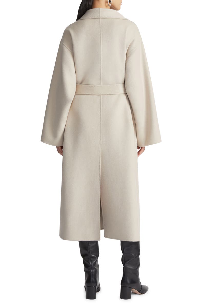 Lafayette 148 New York Shawl Collar Cashmere Double Face Wrap Coat, Alternate, color, 