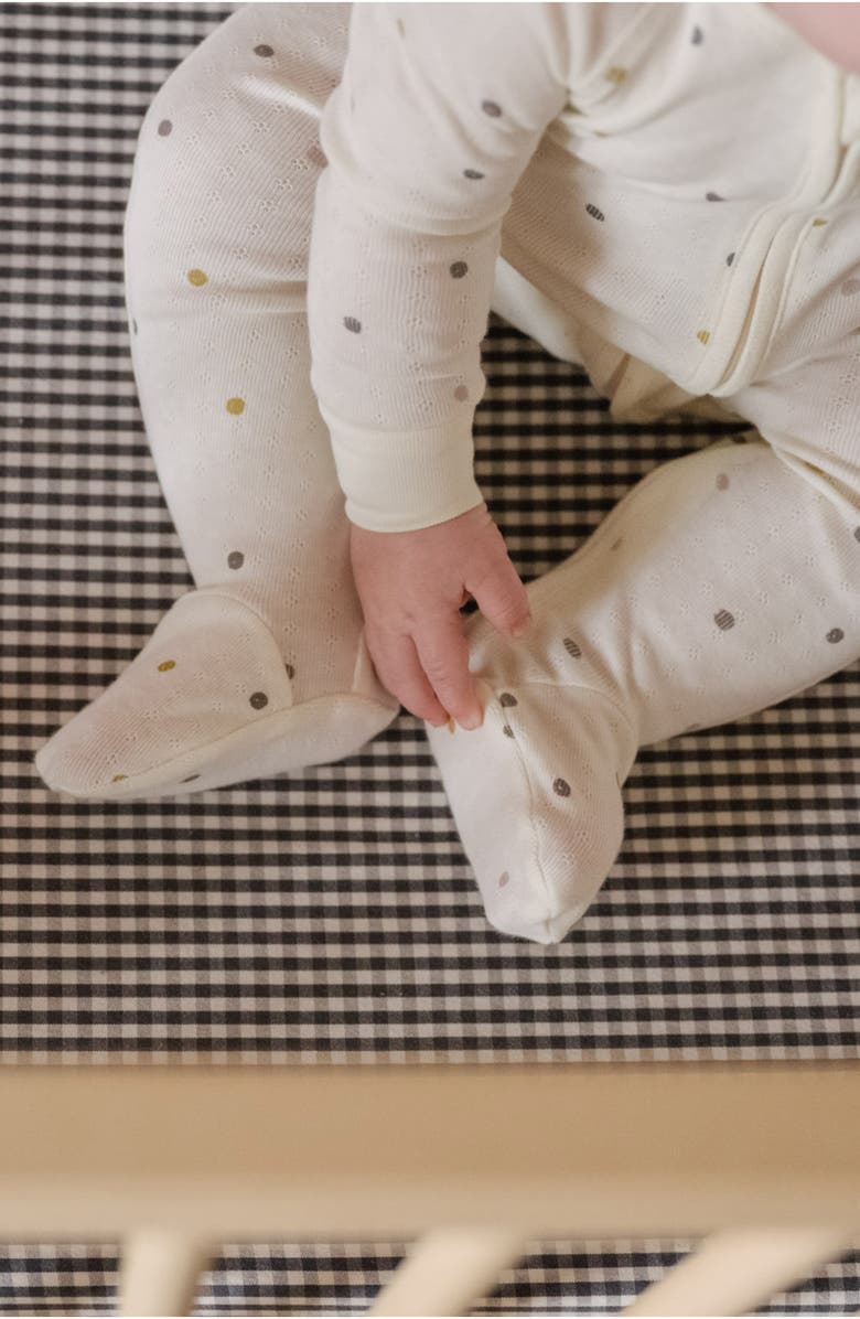 Pehr Gingham Crib Sheet, Alternate, color, 