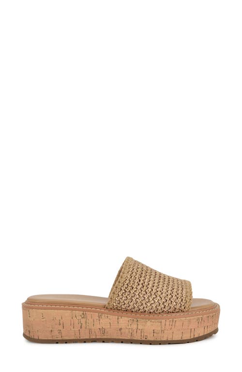 NINE WEST NINE WEST KELLER PLATFORM SLIDE SANDAL