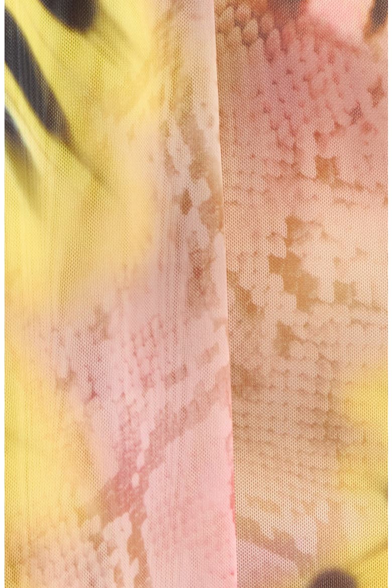 Brylee Butterfly Print Halter Minidress, Alternate, color, MAUVE BUTTERFLY