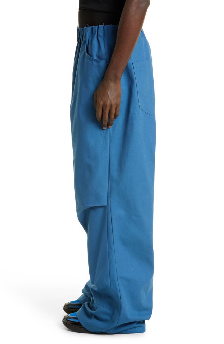 Raf Simons Big Elastic Waist Denim Pants, Alternate, color,
