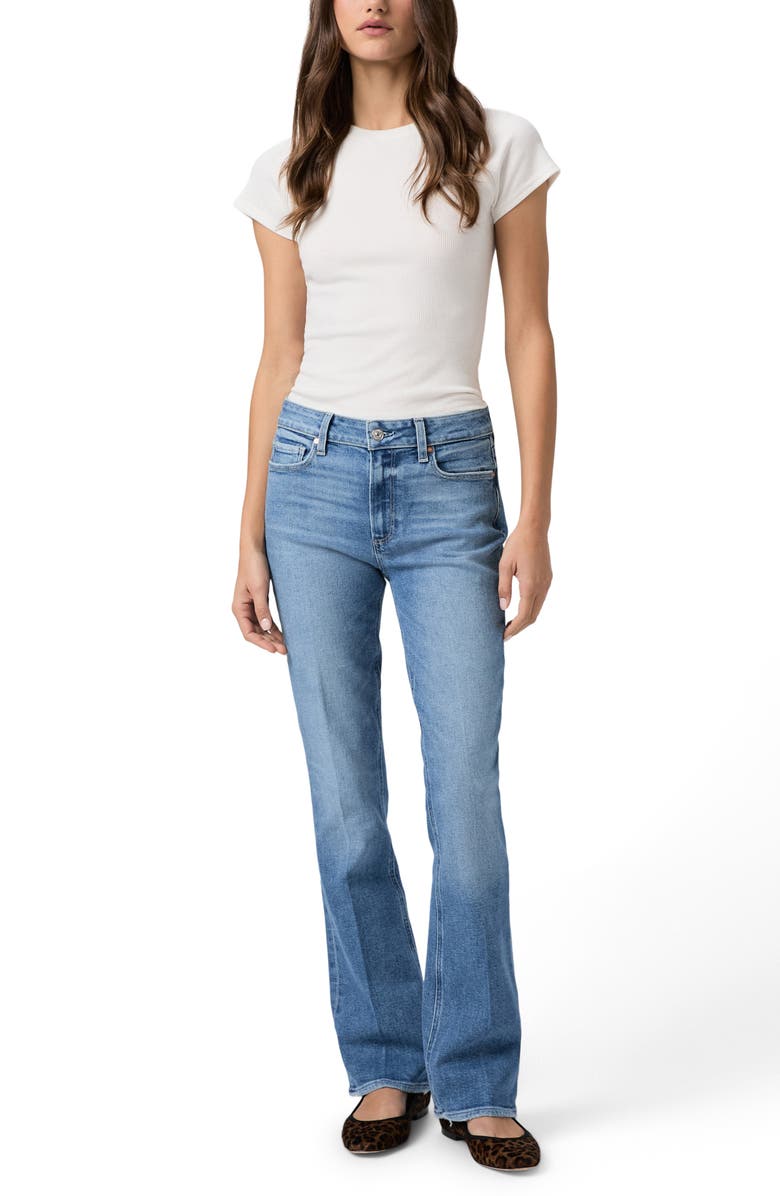 PAIGE Manhattan High Waist Bootcut Jeans, Alternate, color, Buckingham