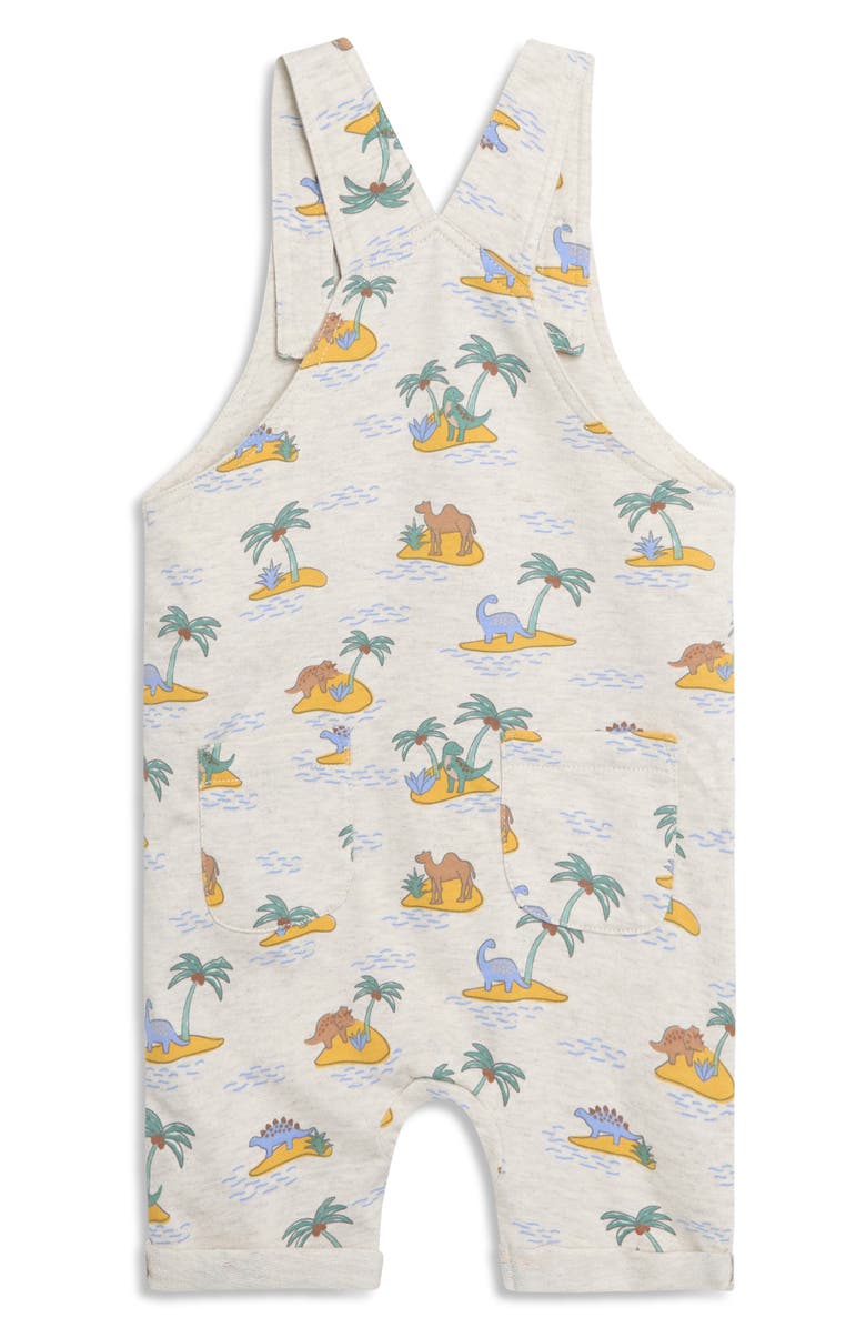 JOJO MAMAN BEBE T-Shirt, Overalls & Bucket Hat Set, Alternate, color, Natural