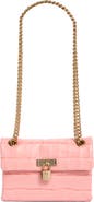 Kurt Geiger London Mini Brixton Croc Embossed Leather Crossbody Bag
