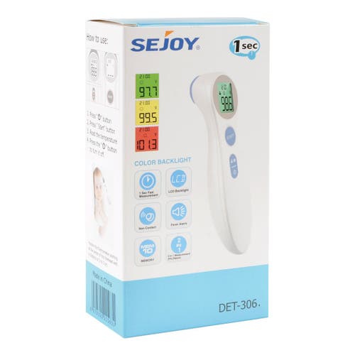 Kaplan Early Learning Company Economy Infrared Forehead Thermometer In White