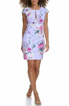 Siena Keyhole Floral Body-Con Dress