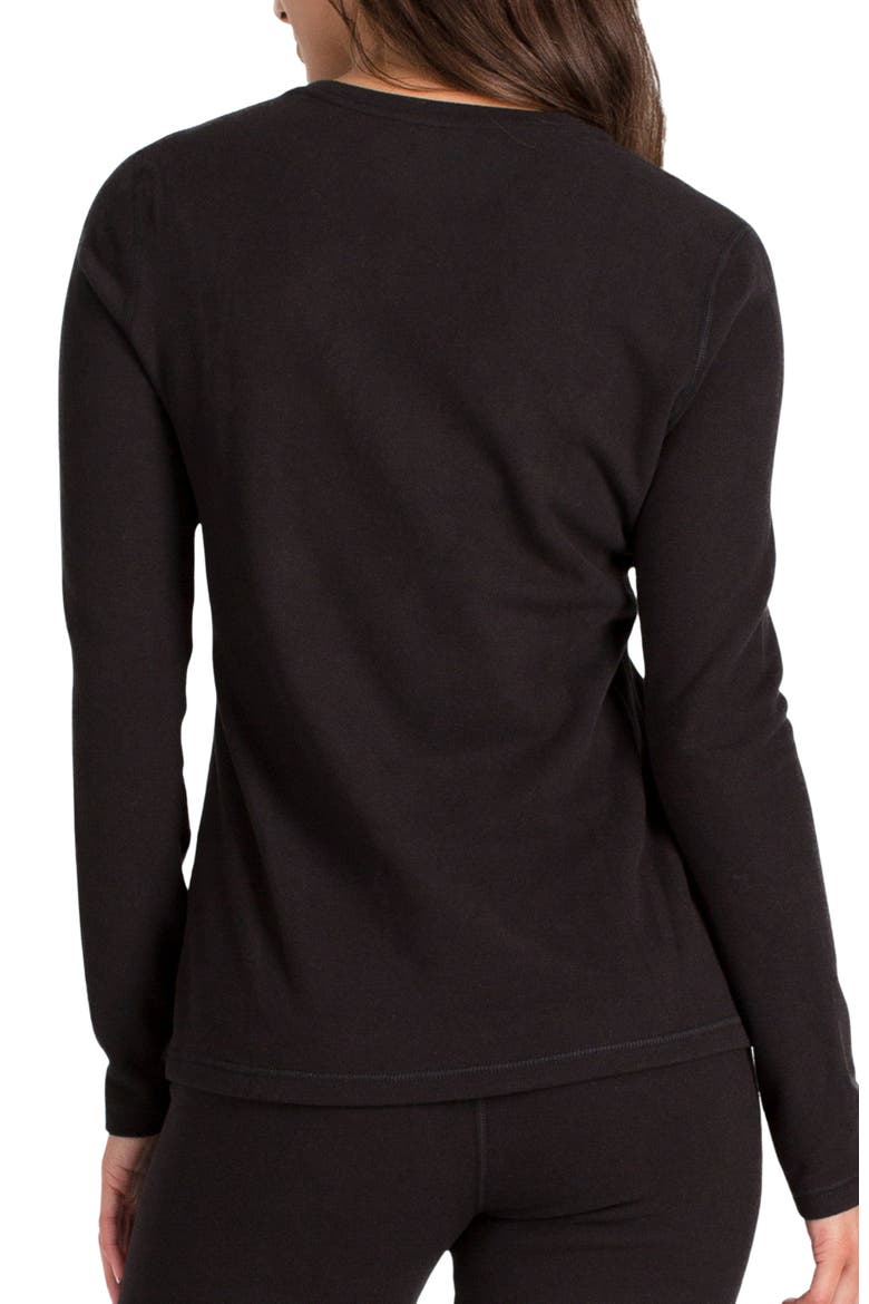 Women's Xt Heat Long Sleeve Thermal Crew, Alternate, color, Black