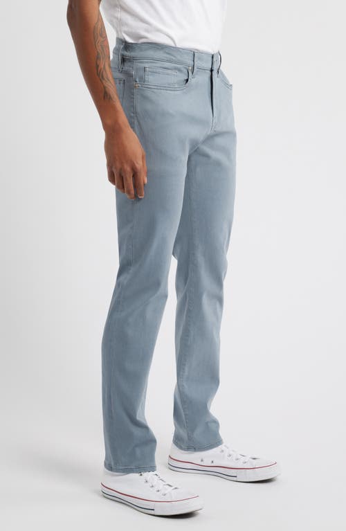 Frame L'homme Slim Fit Brushed Twill Pants In Smoky Blue In Smoky Blue