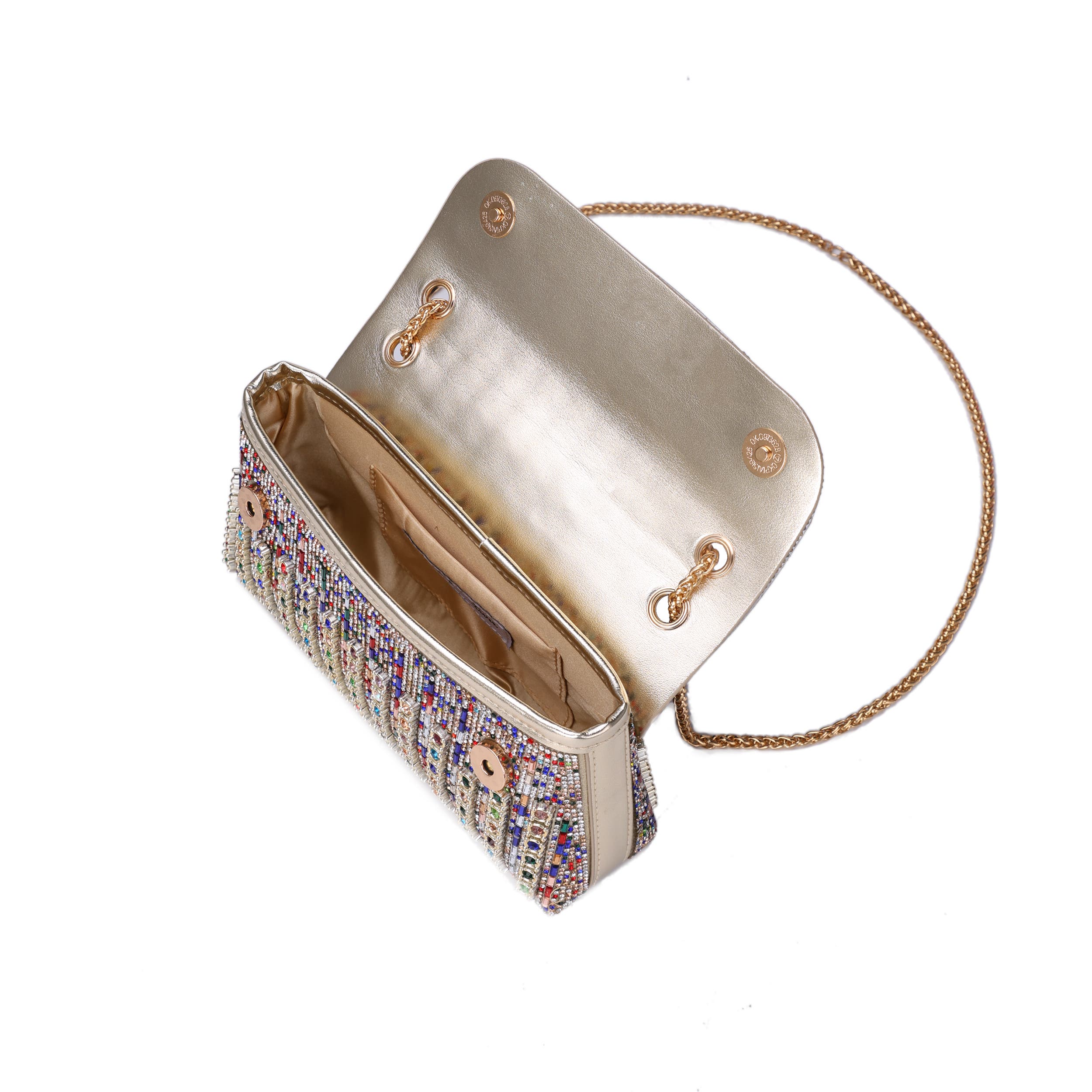 LADY COUTURE Idol, Multi Jewel Shoulder Bag, Alternate, color, Multi